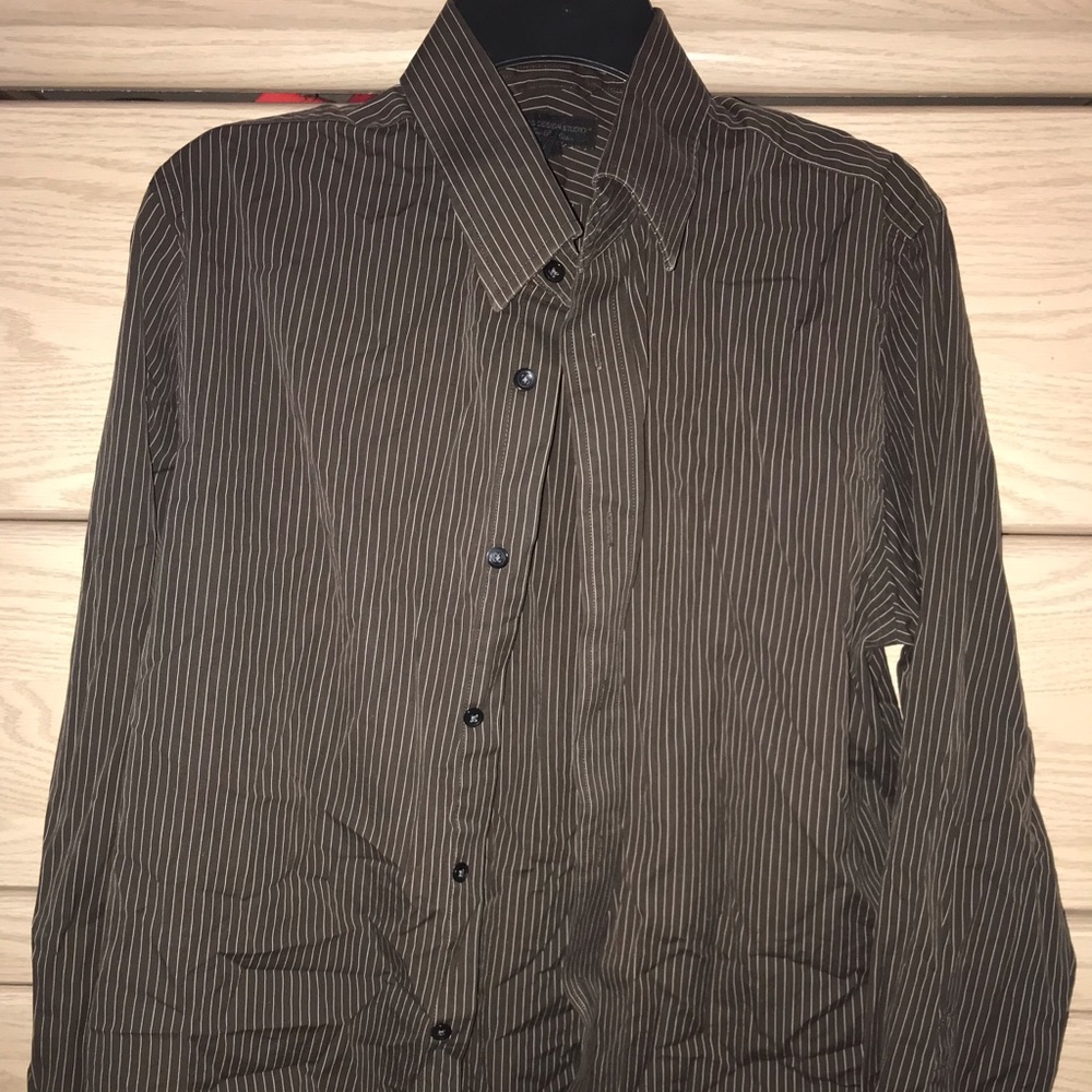 Stripped flannel shirt